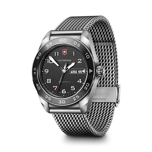 ＜ビクトリノックス＞Swiss Army ステンレスブレス ブラック